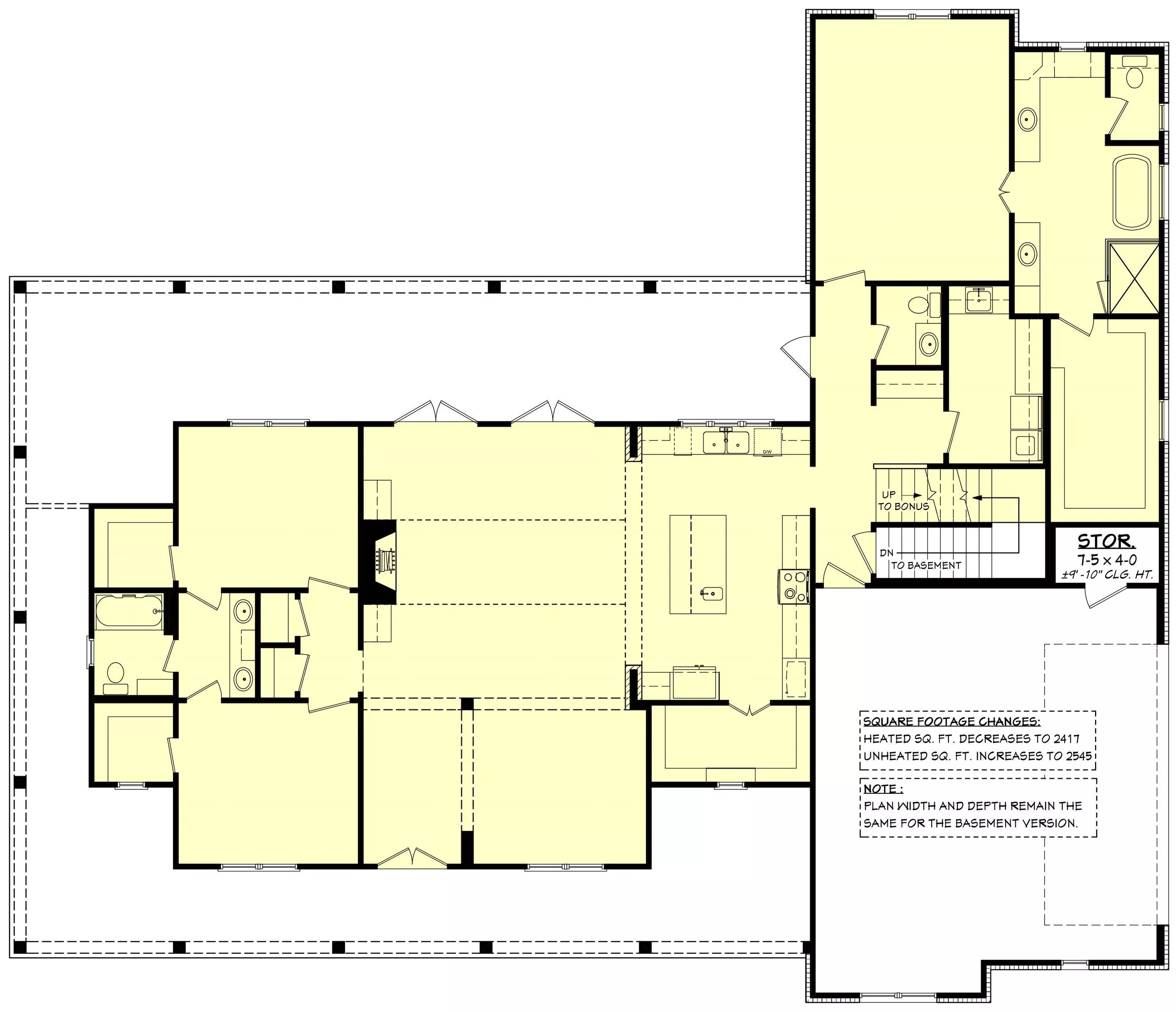 Basement Stair Location