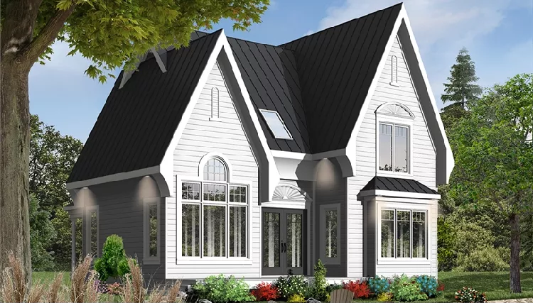 image of victorian house plan 9584