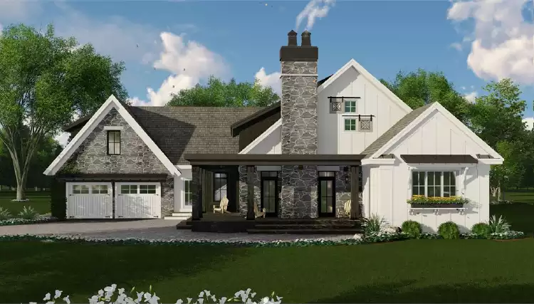 image of lake house plan 3417