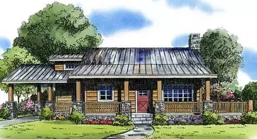 image of log home plan 3132