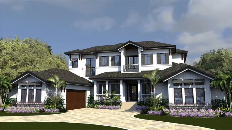 image of beach house plan 7278