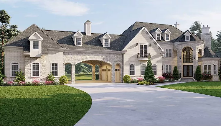 image of european house plan 9650