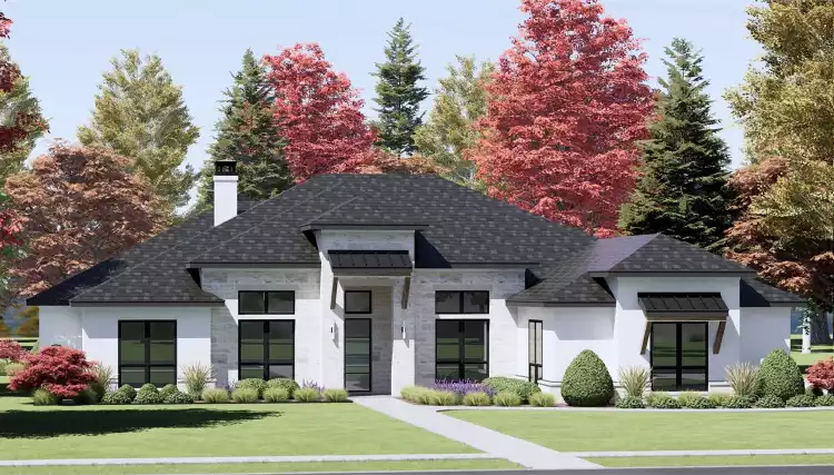 image of european house plan 8452